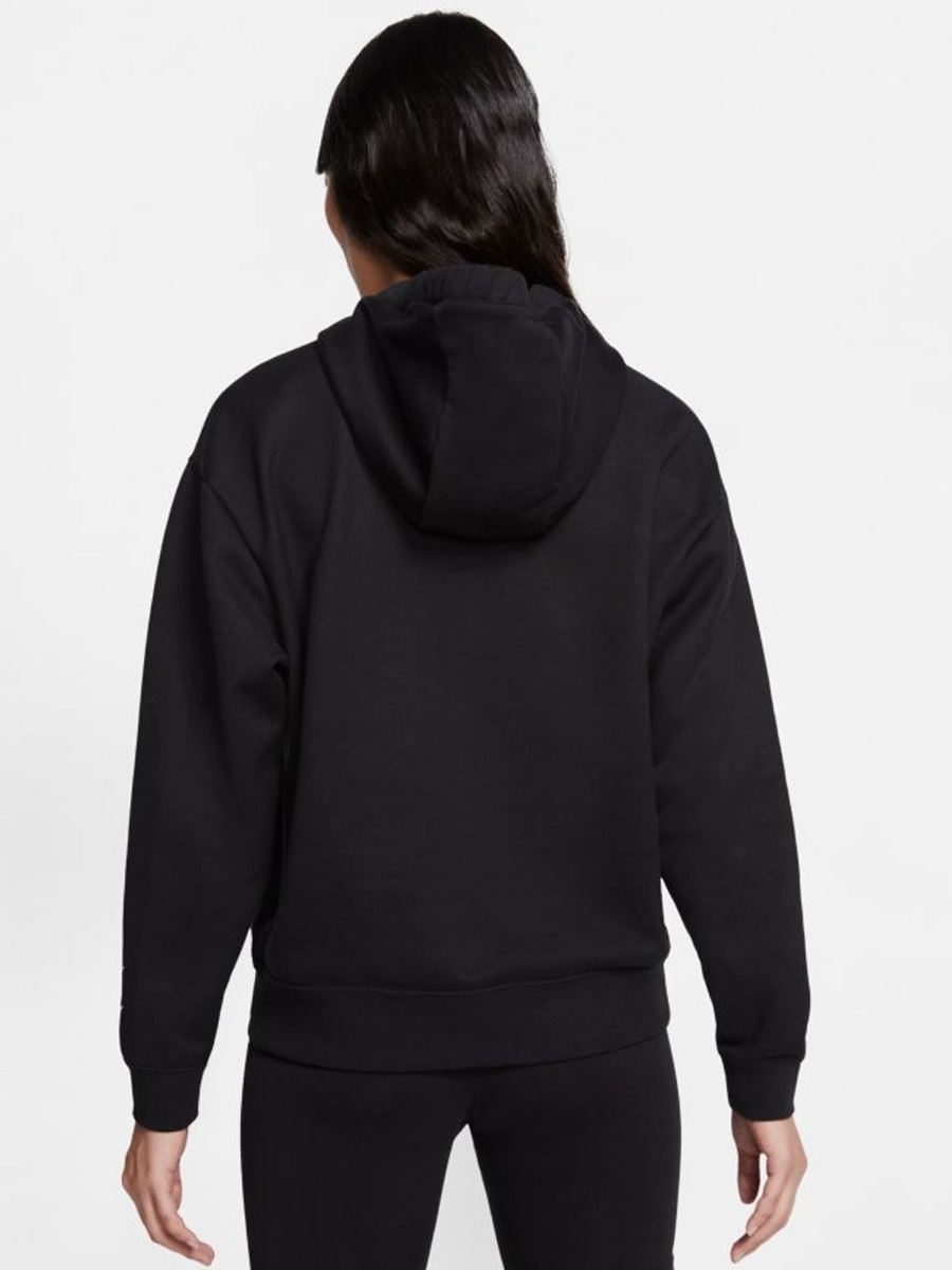 Nike Sportswear Swoosh Hoodie Black/ White