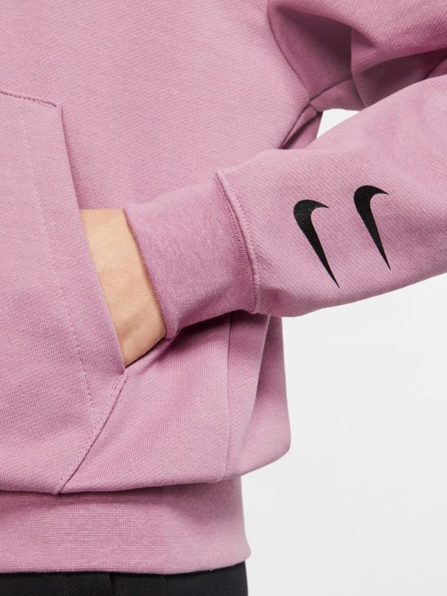 Nike Sportswear Swoosh Hoodie Plum Dust/ Black