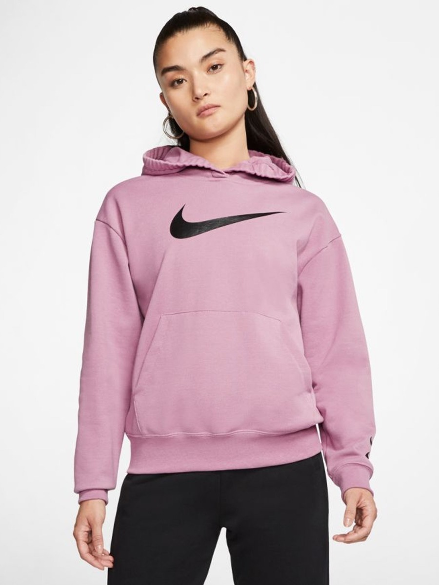 Nike Sportswear Swoosh Hoodie Plum Dust/ Black