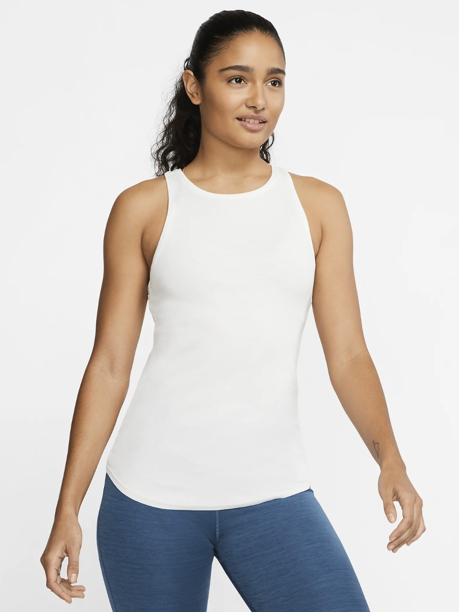 Nike Yoga Luxe Tank Summit White/ Platinum Tint