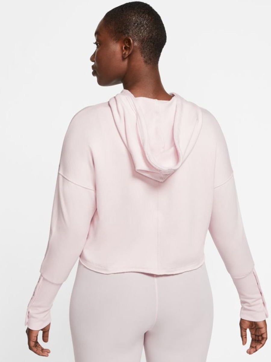 Nike Yoga Luxe Hoodie Barely Rose/ Plum Chalk