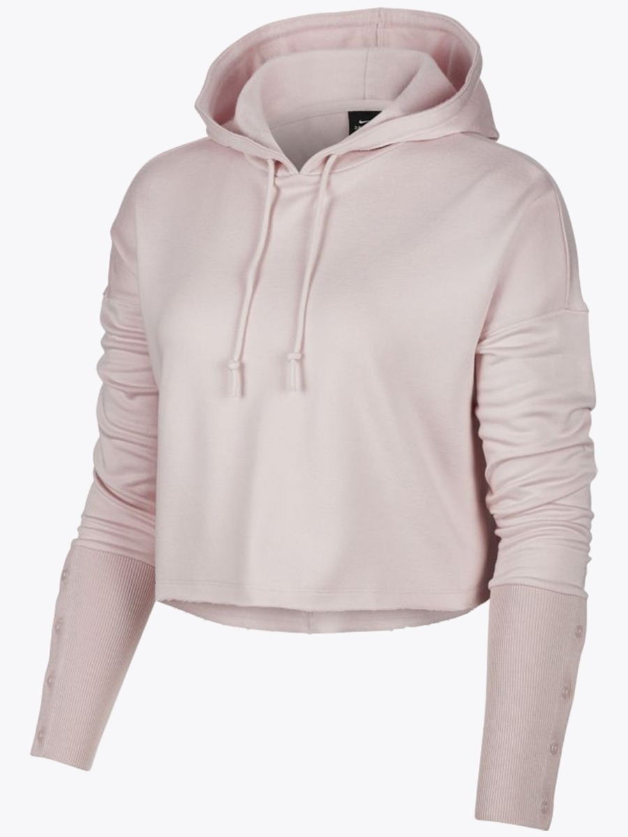 Nike Yoga Luxe Hoodie Barely Rose/ Plum Chalk