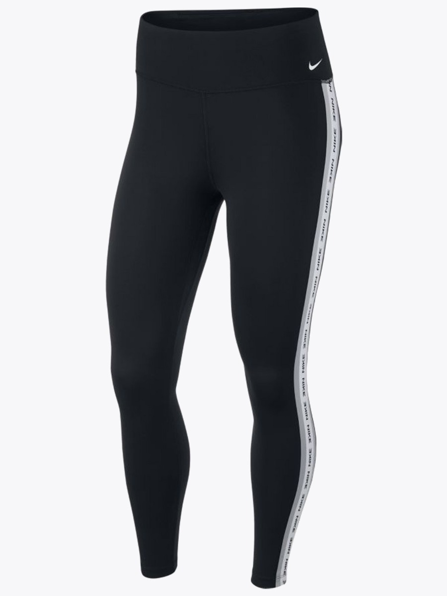 Nike One Tights Crop Novelty Black/ Particle Grey/ White