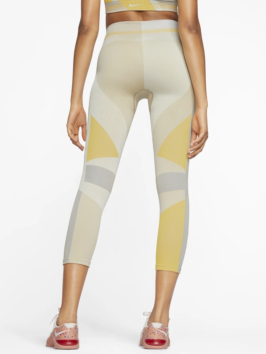 Nike Sculpt Icon Clash Tights Pale Ivory/ Shimmer