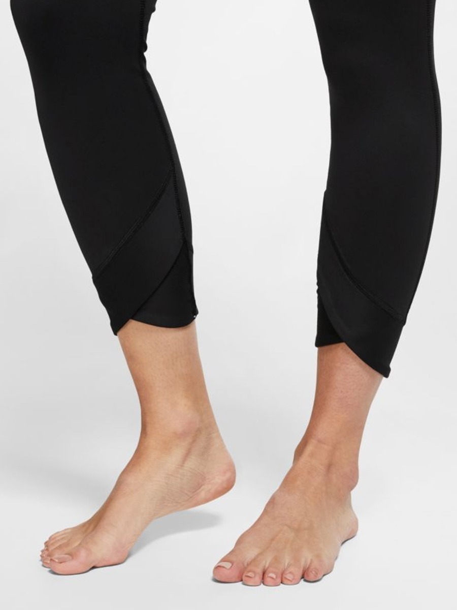 Nike Yoga Wrap 7/8 Tights Black/ Dark Smoke Grey