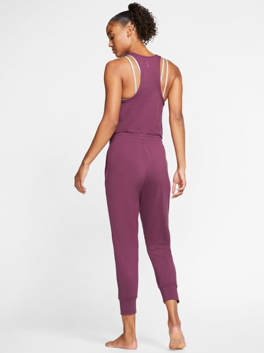 Nike Yoga 7/8 Jumpsuit Villain Red/ Shadowberry