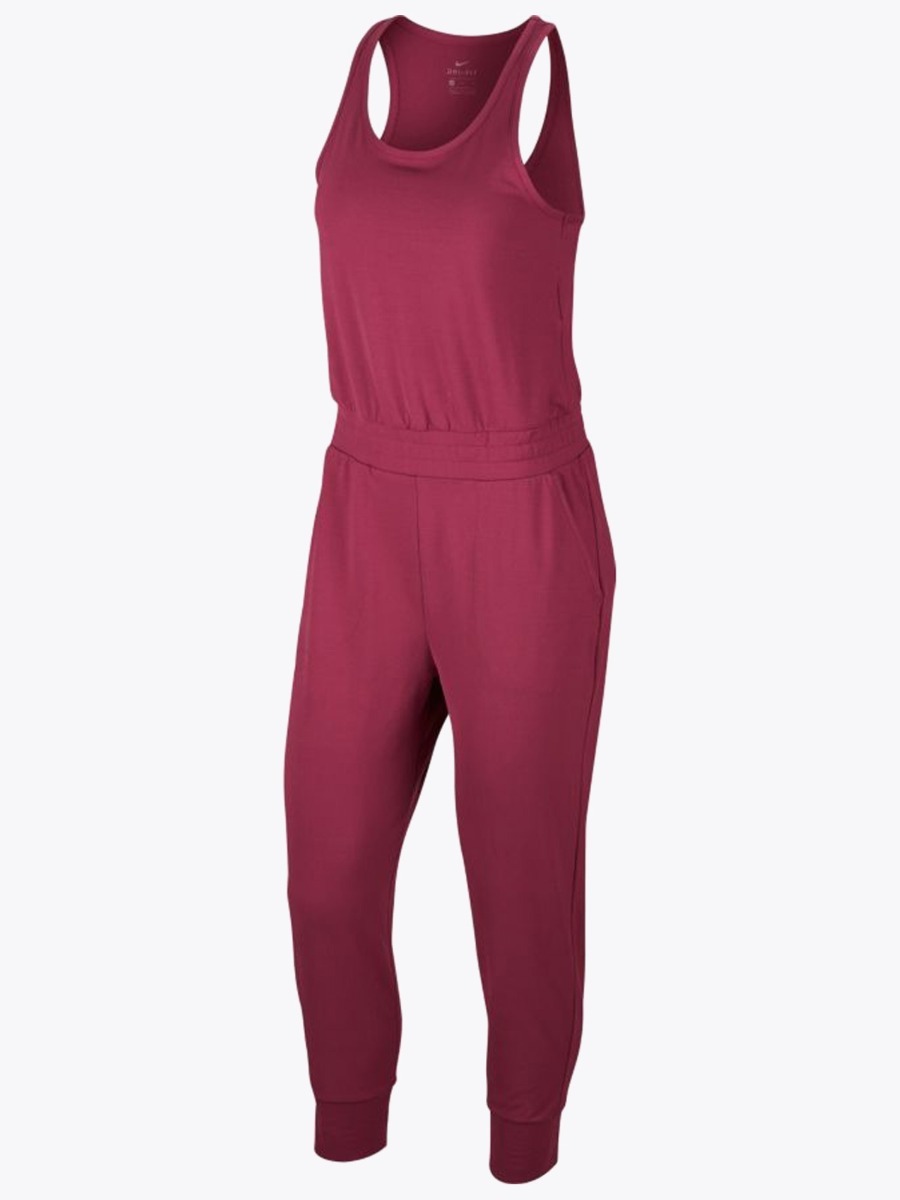 Nike Yoga 7/8 Jumpsuit Villain Red/ Shadowberry