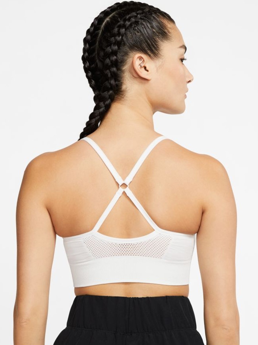 Nike Indy Seamless Sports Bra Summit White/ Platinum Tint