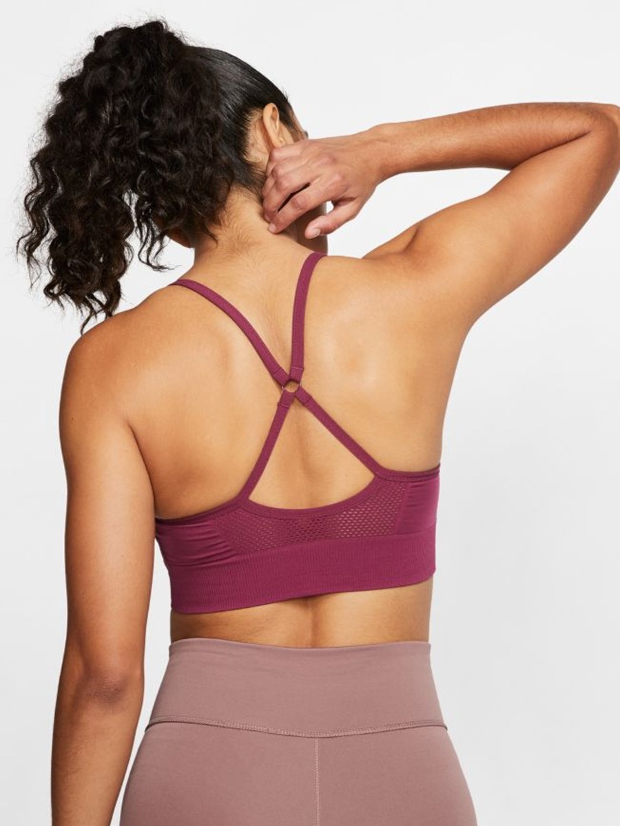 Nike Indy Seamless Sports Bra Villain Red/ White