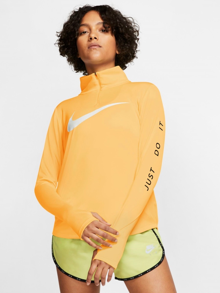 Nike Swoosh Midlayer Run Topaz gold/ White