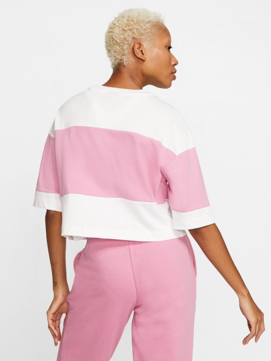 Nike Sportswear Varsity Top SS Magic Flamingo/ White/ Sail