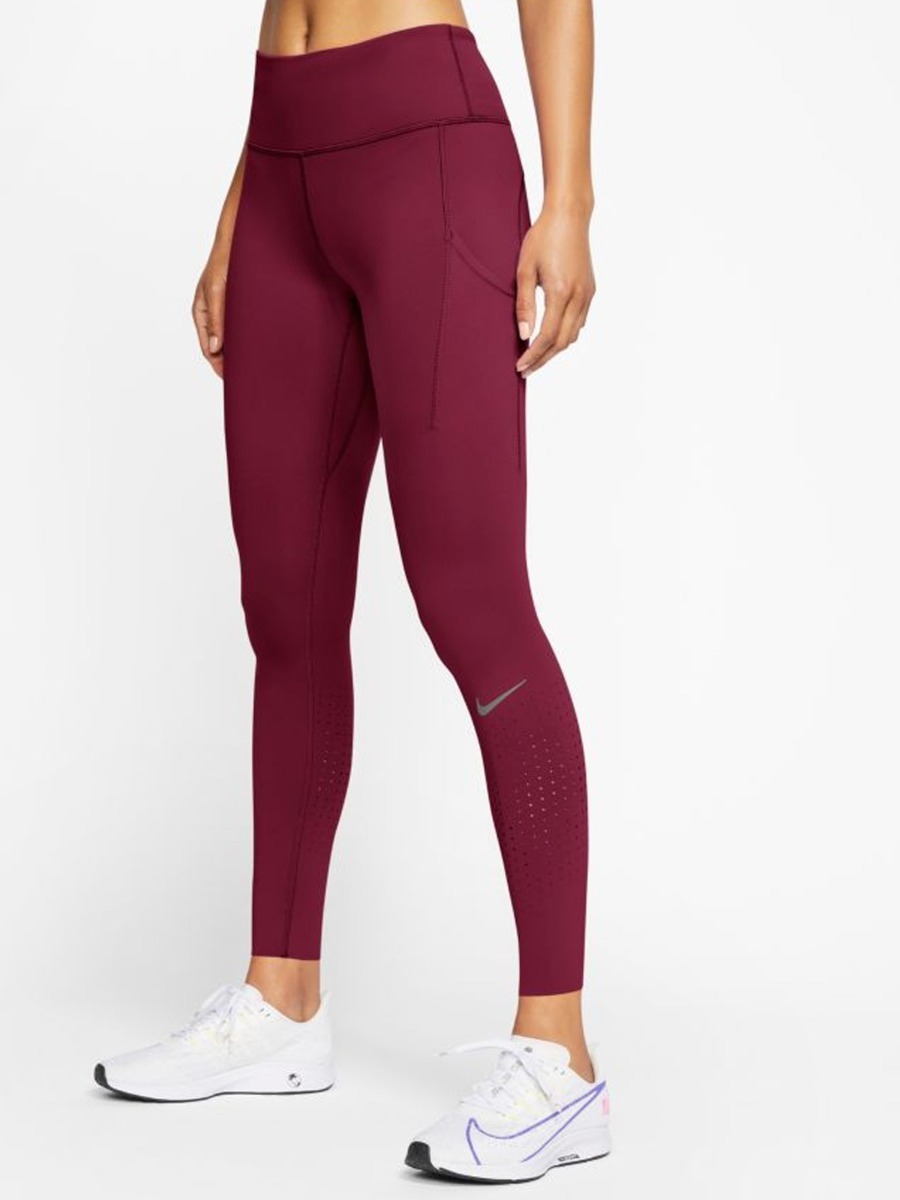 Nike Epic Lux Run Tight Dark Beetroot/ Reflective Silver