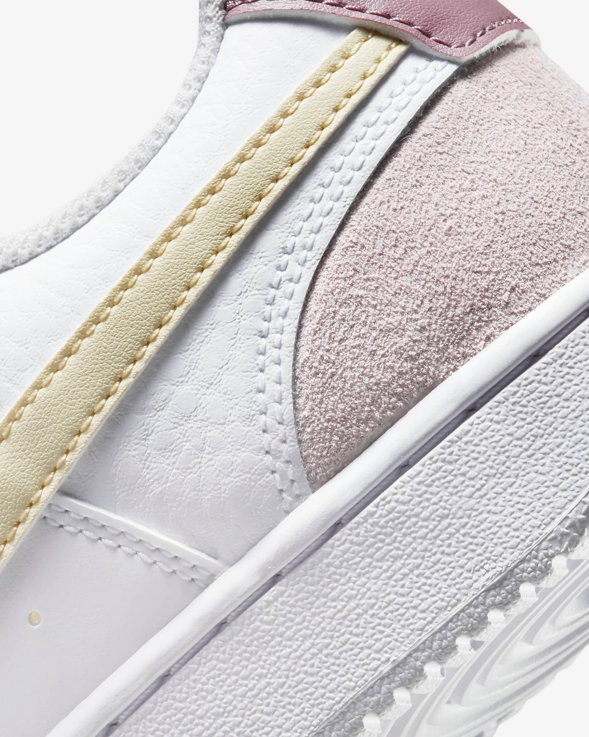 Nike Court Vision Low White/Regal Pink/Light Mulberry/Lemon Drop