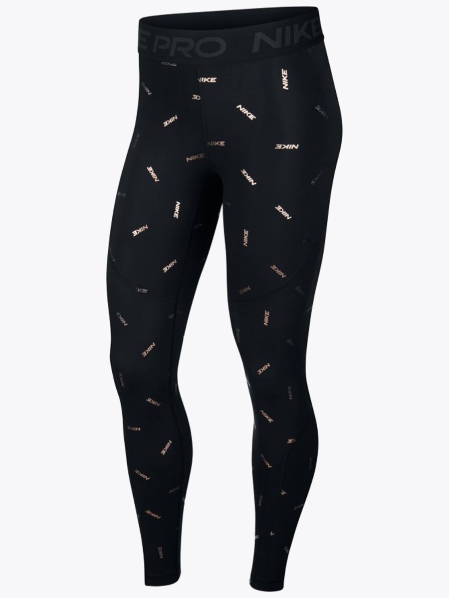 Nike Pro Tights Toss Print Black/ Dark smoke grey