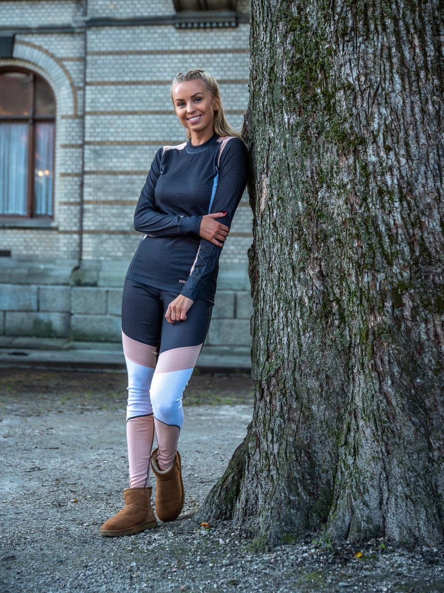 Craft Baselayer Set Grey melange