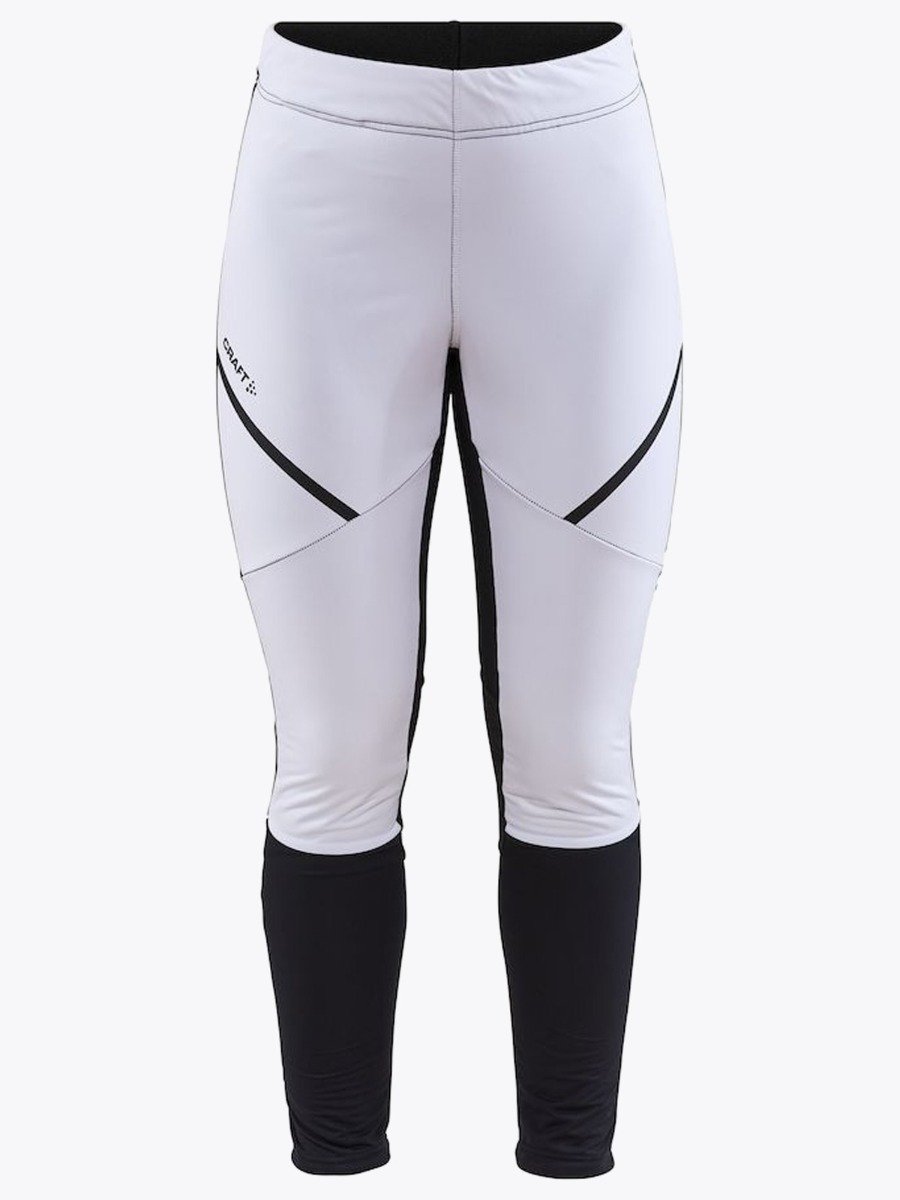 Craft Glide Wind Tights White/ Black