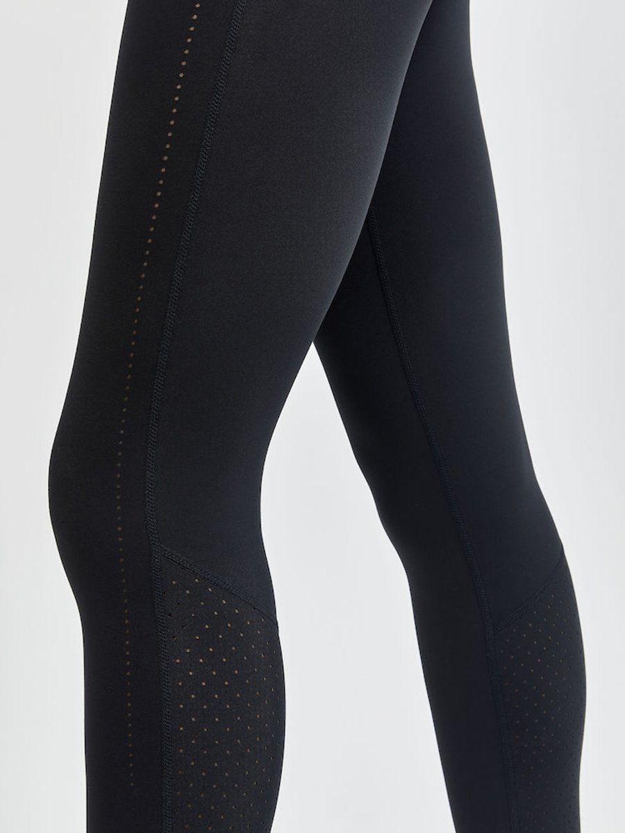 Craft Charge Perforated Tights Black
