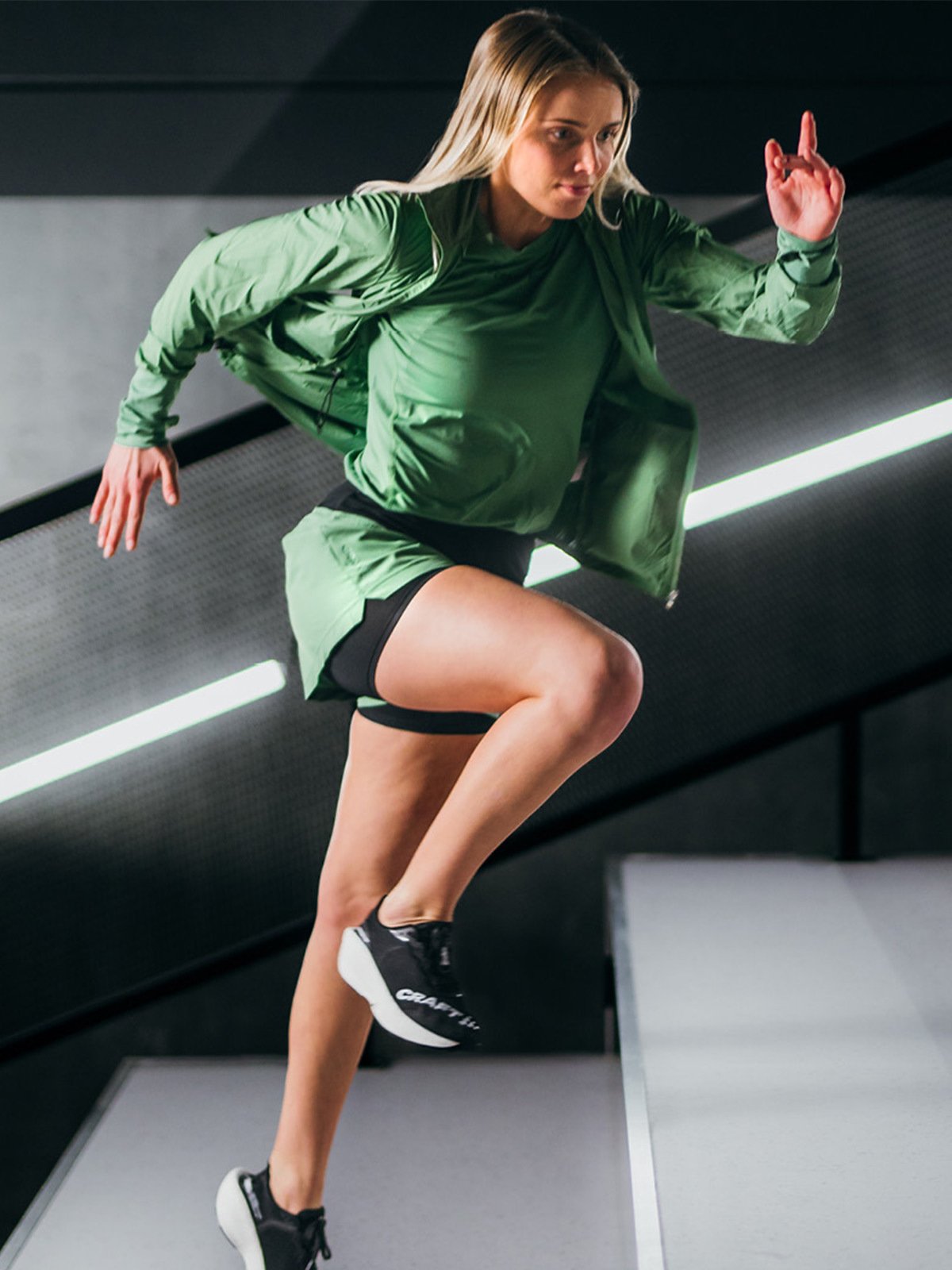 Craft Essence Wind Jacket Green