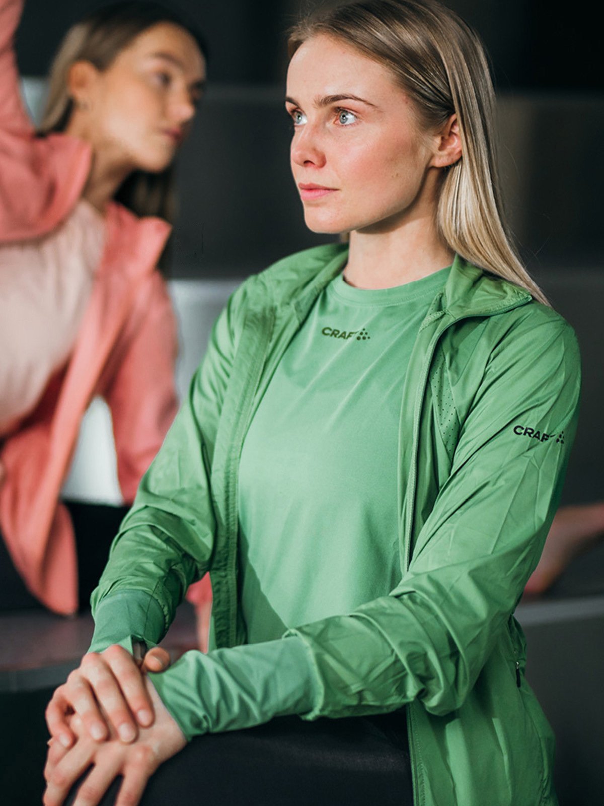 Craft Essence Wind Jacket Green