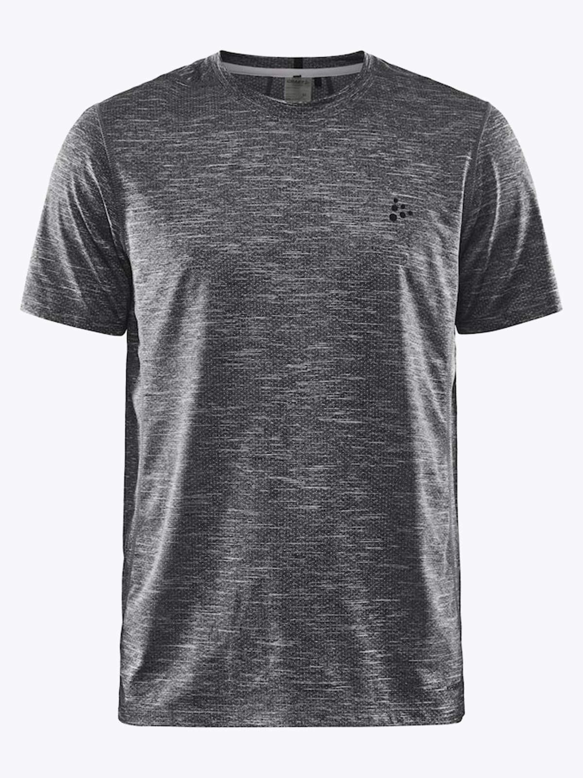 Craft Adv Charge Melange Short Sleeve Tee Man Black Melange