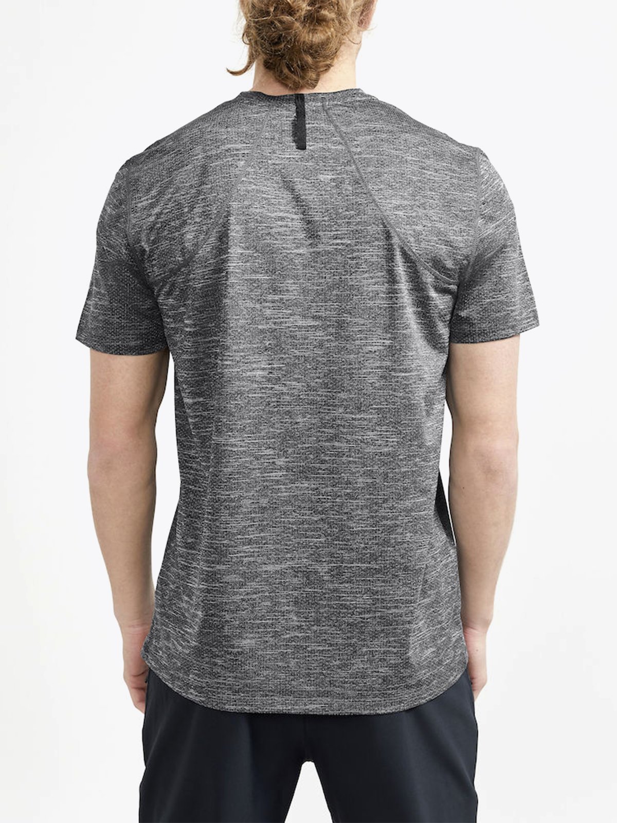 Craft Adv Charge Melange Short Sleeve Tee Man Black Melange