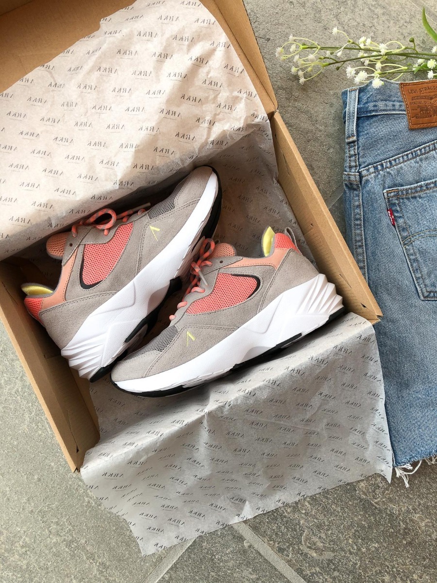 ARKK Kanetyk Suede Ash Radiant Coral