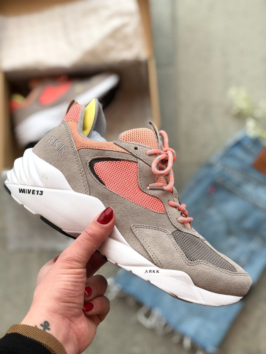 ARKK Kanetyk Suede Ash Radiant Coral