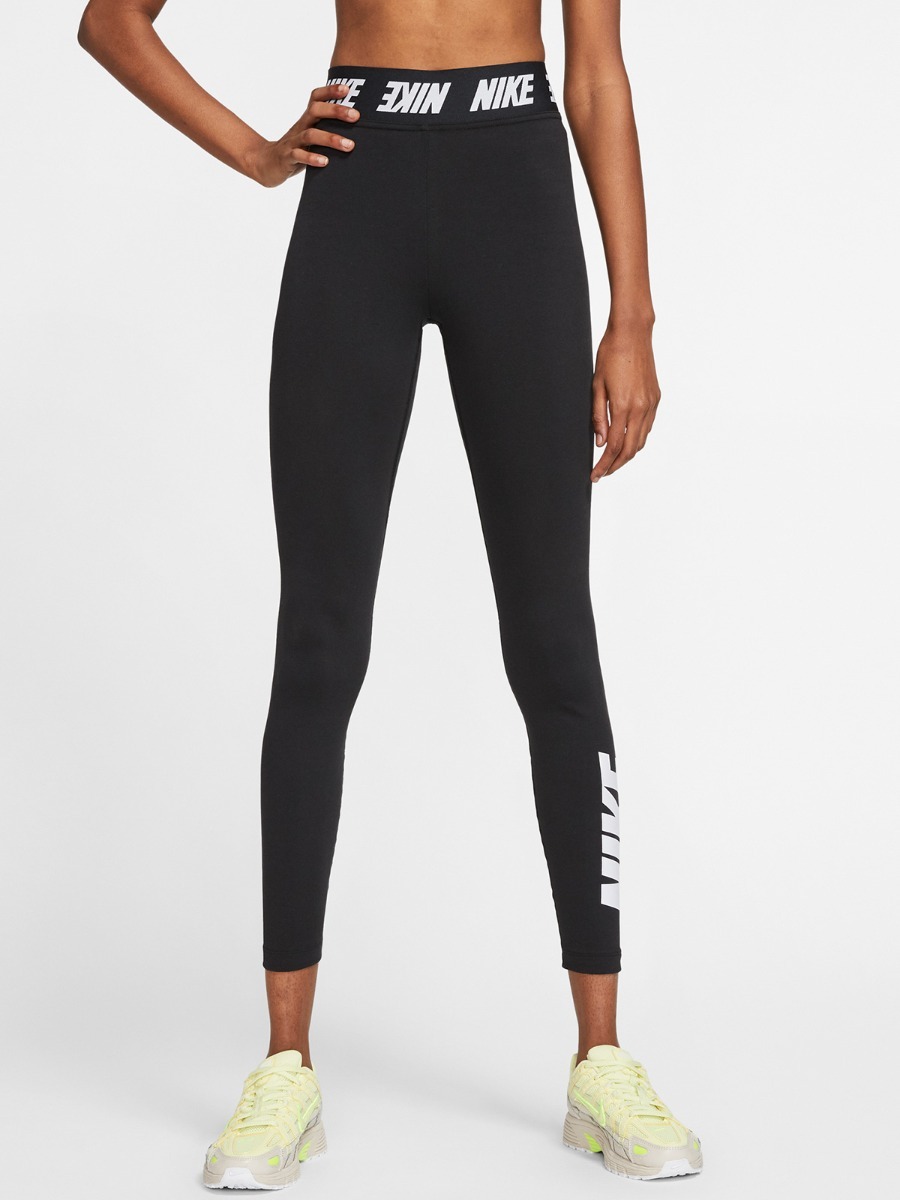 Nike Legging Club Highwaist Black/ White