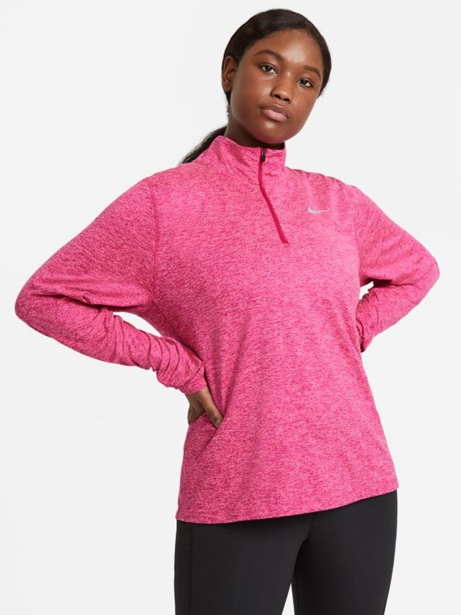 Nike Element Top Halfzip Fireberry/ Sunset Pulse/ Reflective Silver