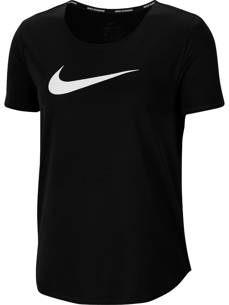 Nike Swoosh Run Tee Black/ Reflective Silver