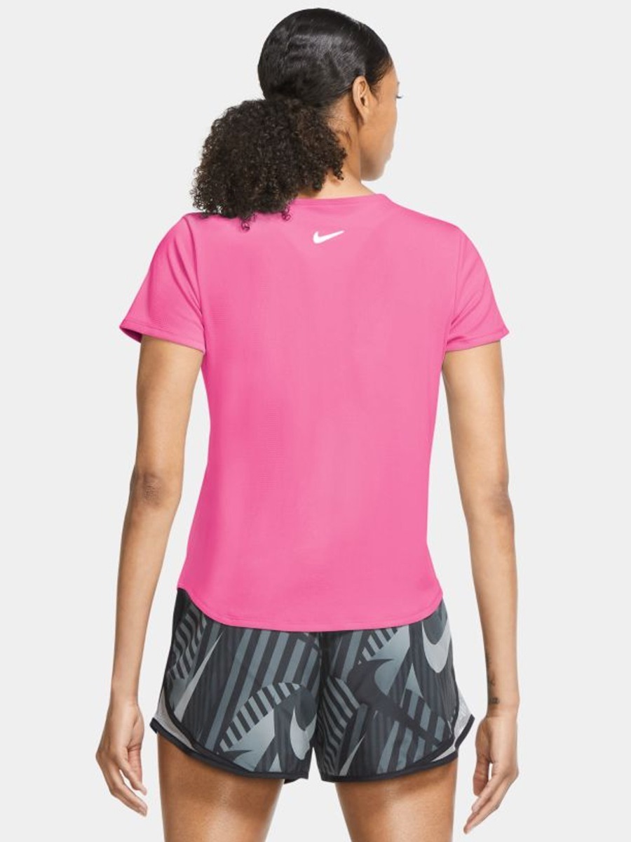Nike Swoosh Run Tee Pink Glow/ Reflective Silver/ White