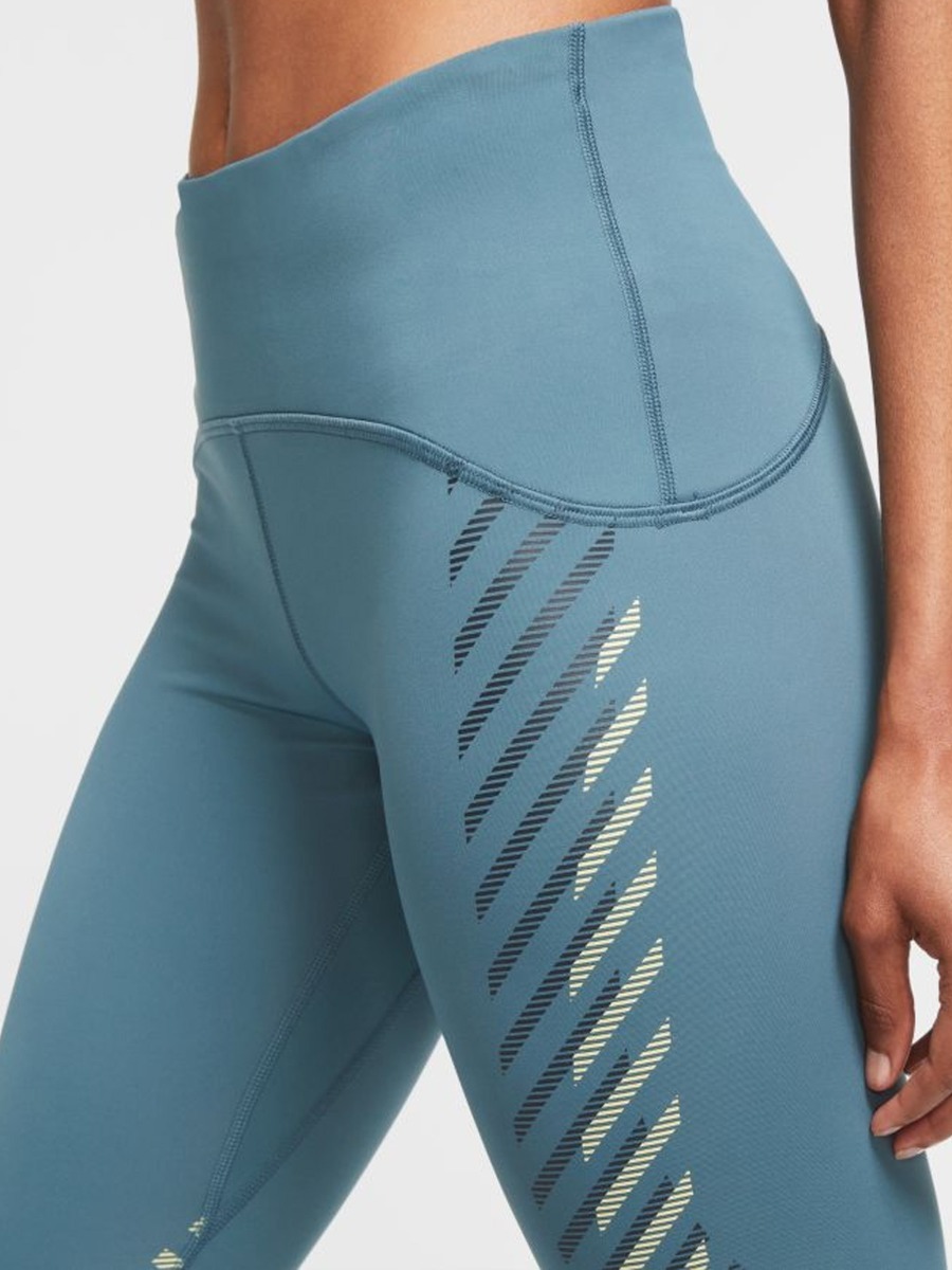 Nike Speed Tights 7/8 Runway Ash Green/ Reflective Silver