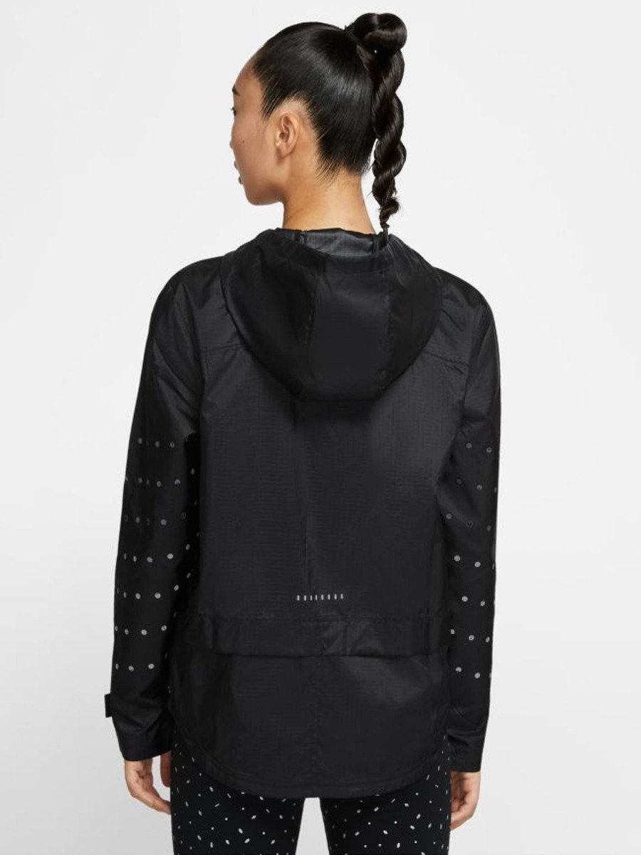 Nike Essential Flash Runway Jacket Black/ Reflective Silver