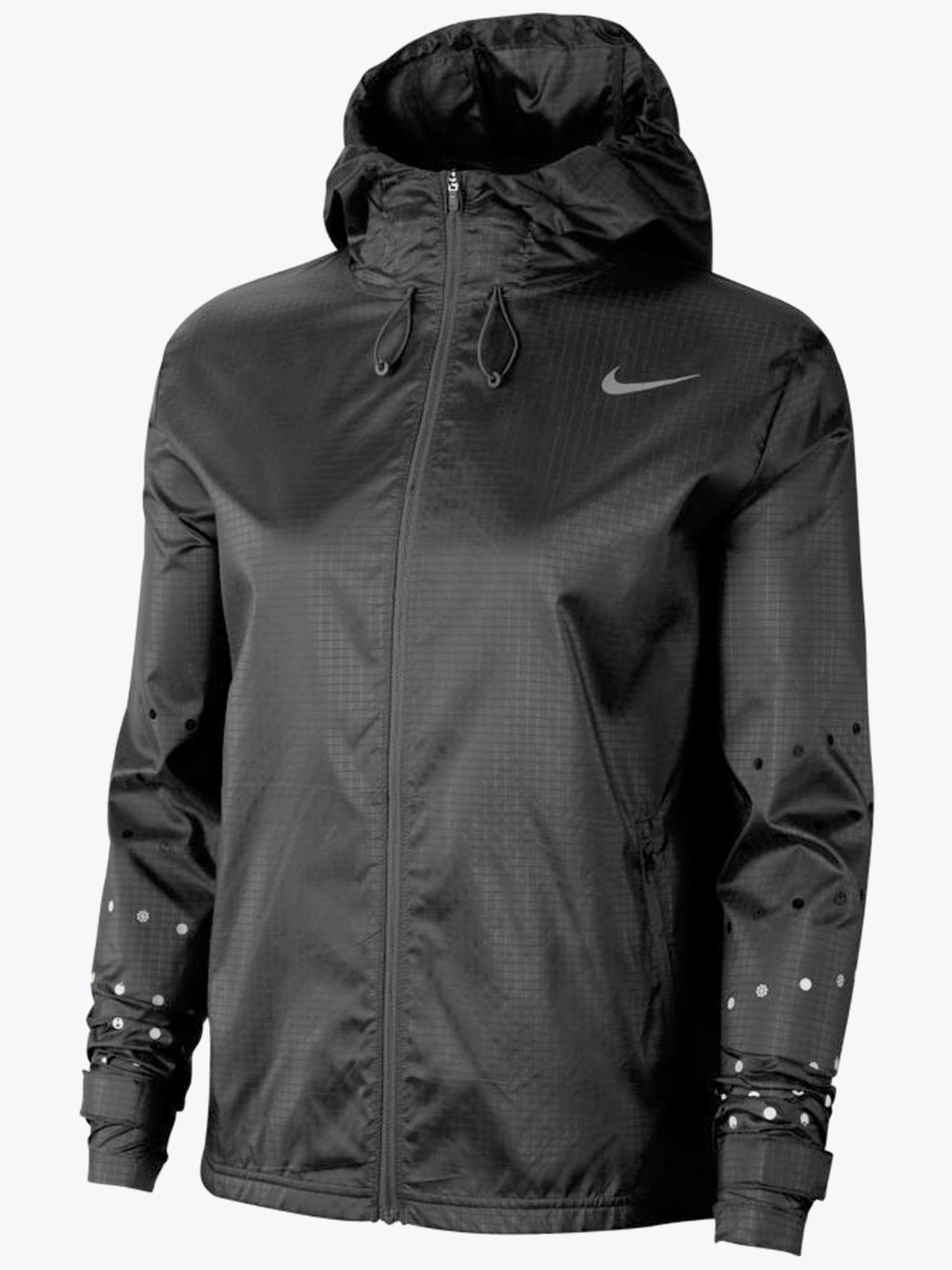 Nike Essential Flash Runway Jacket Black/ Reflective Silver