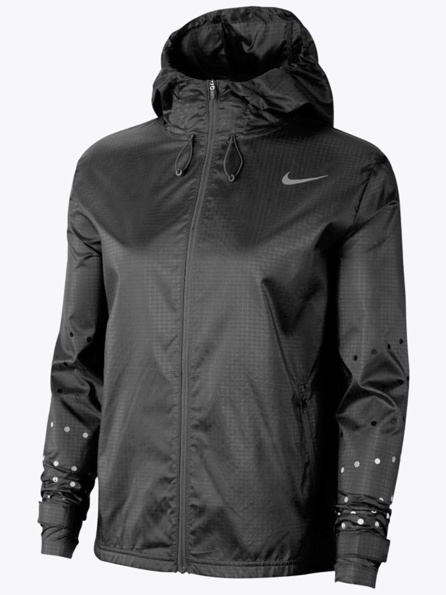 Nike Essential Flash Runway Jacket Black/ Reflective Silver