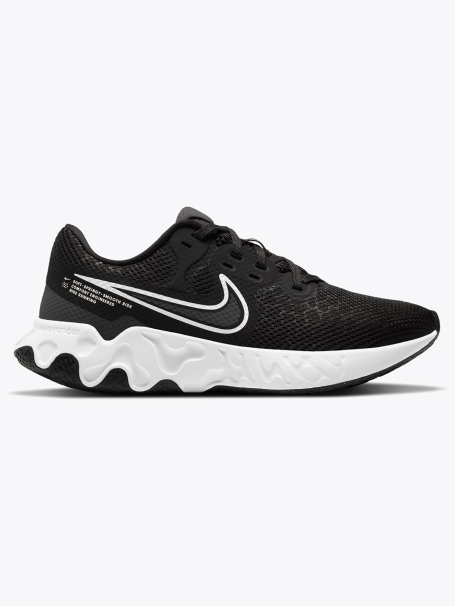 Nike Renew Ride 2 Black/White-Dark Smoke Grey