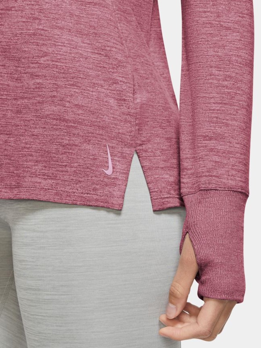 Nike Yoga Core Essential Jersey Cover Up Desert Berry/ HTR/ Light Arctic Pink