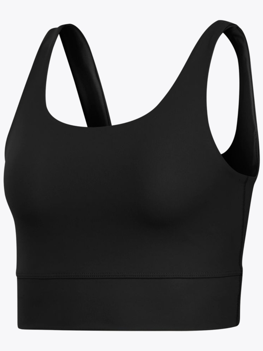 Nike Yoga Luxe Crop Tank Black/ Dark Smoke Grey