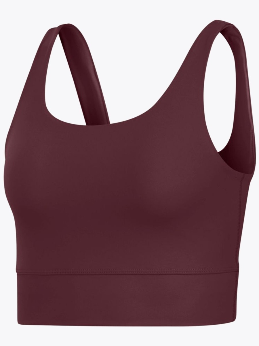 Nike Yoga Luxe Crop Tank Night Maroon/ Dark Beetroot