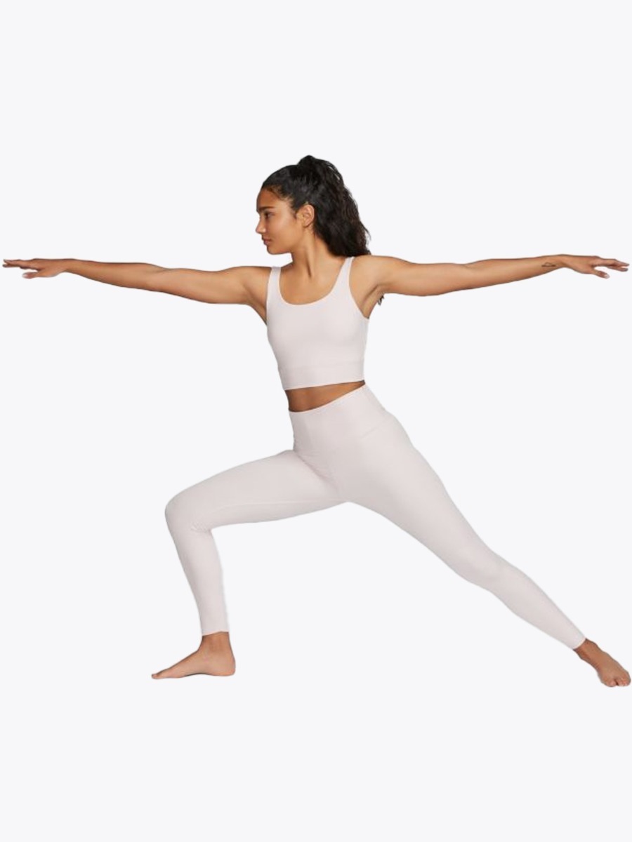 Nike Yoga Luxe Crop Tank Barely Rose/ Plum Chalk