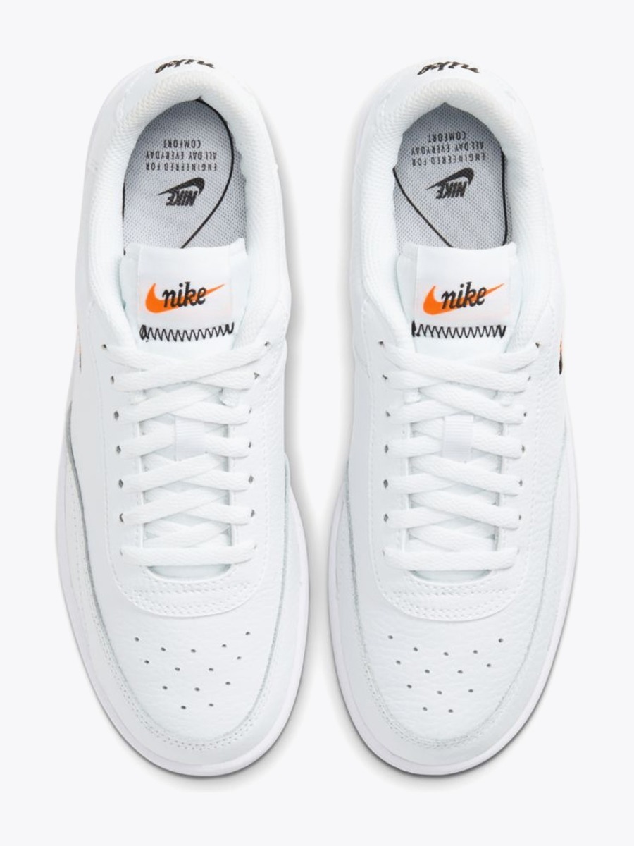 Nike Court Vintage Premium White/Black/Total Orange