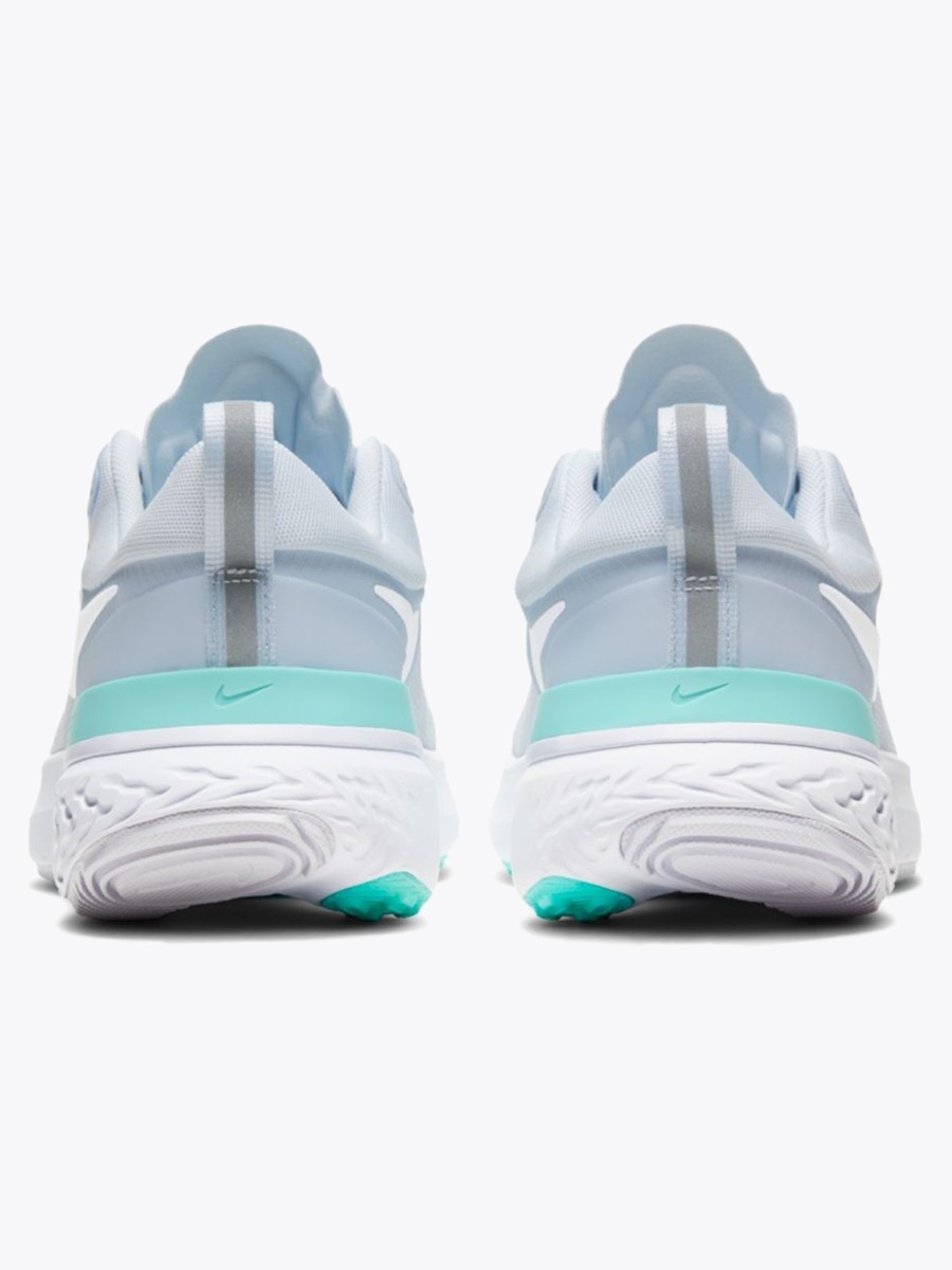 Nike React Miler Football Grey/ White-Aurora Green