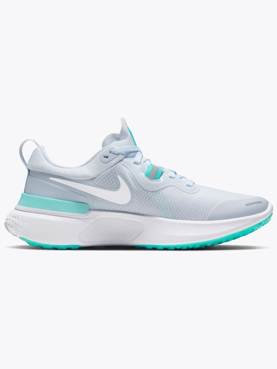 Nike React Miler Football Grey/ White-Aurora Green