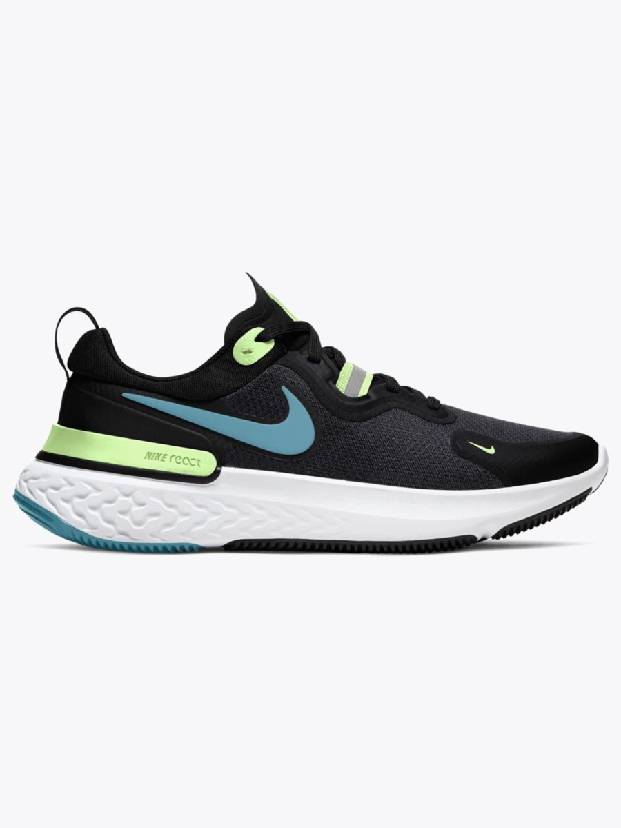 Nike React Miler Black/ Glacier Ice-Barely Volt
