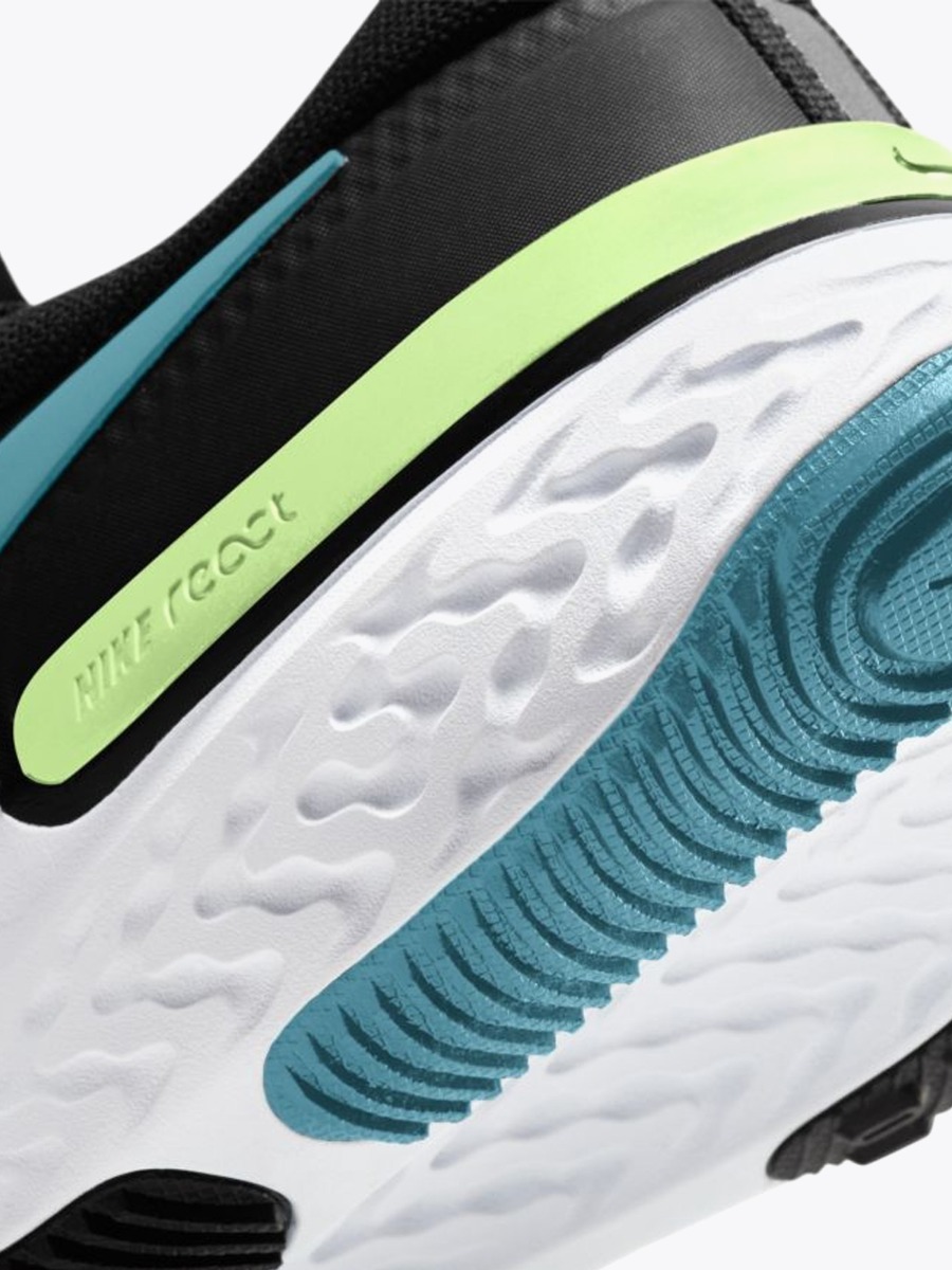 Nike React Miler Black/ Glacier Ice-Barely Volt