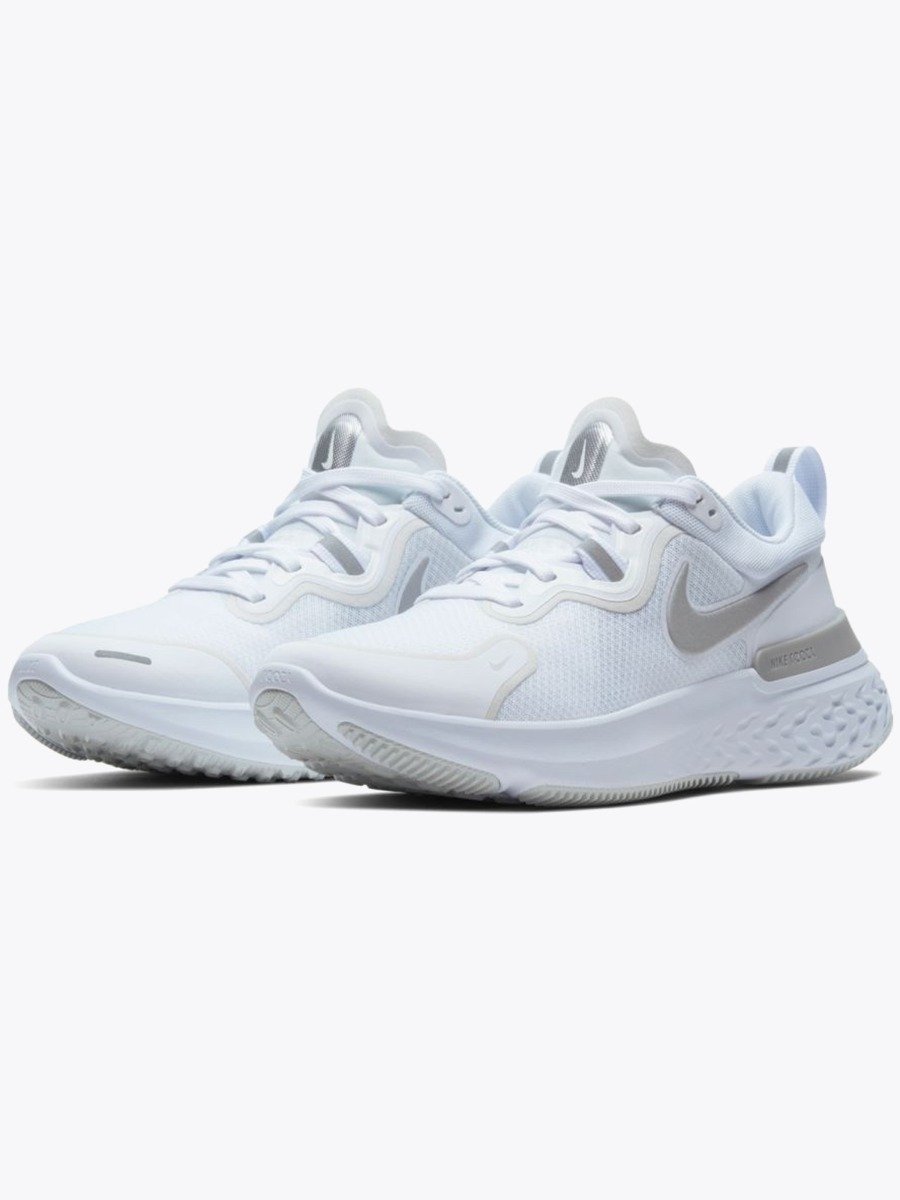 Nike React Miler White/ Metallic Silver-Pure White