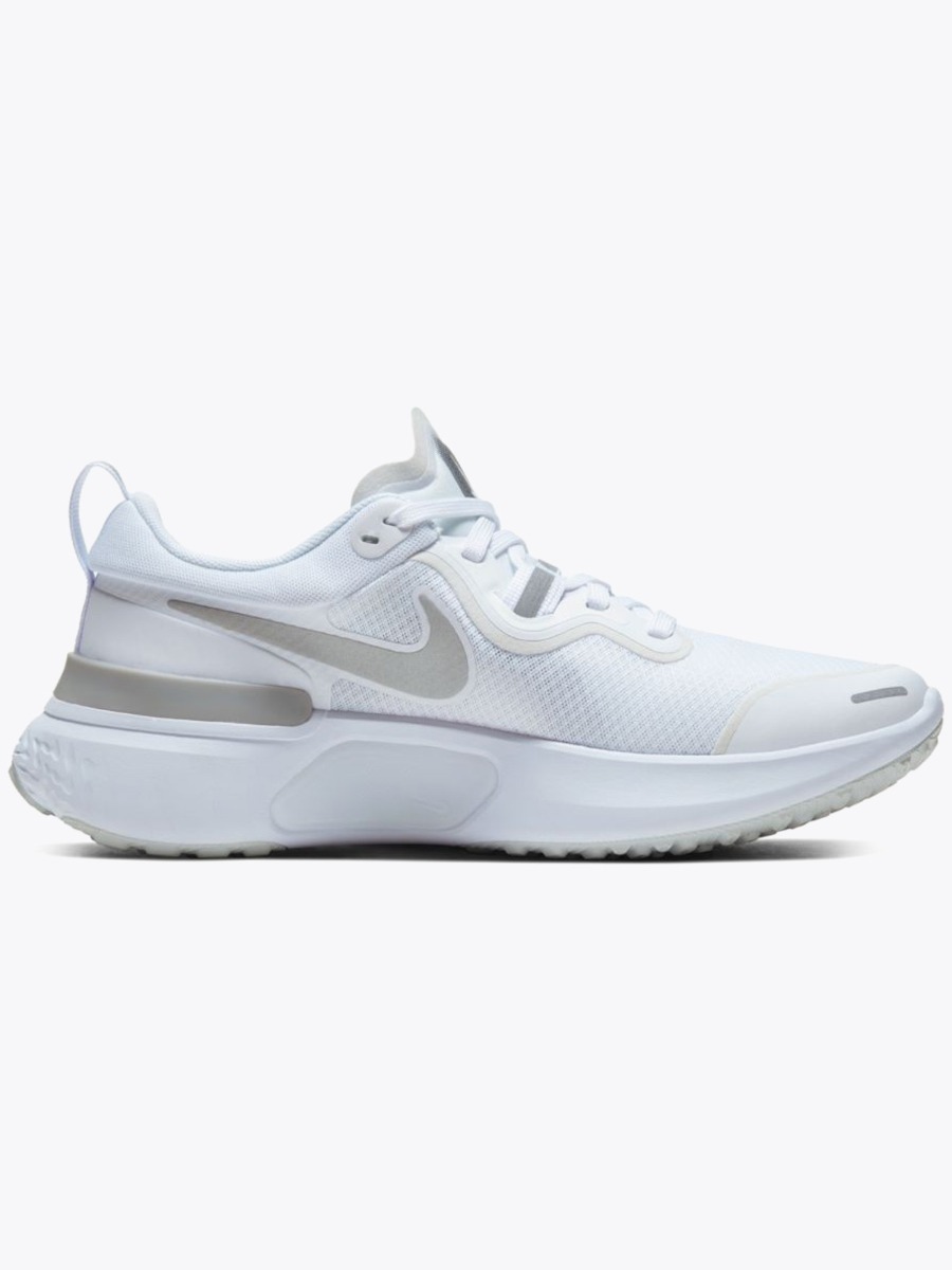 Nike React Miler White/ Metallic Silver-Pure White