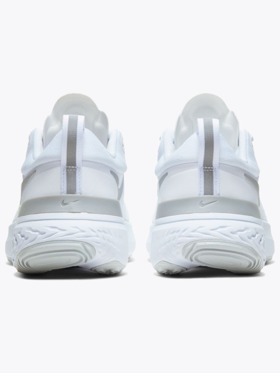 Nike React Miler White/ Metallic Silver-Pure White