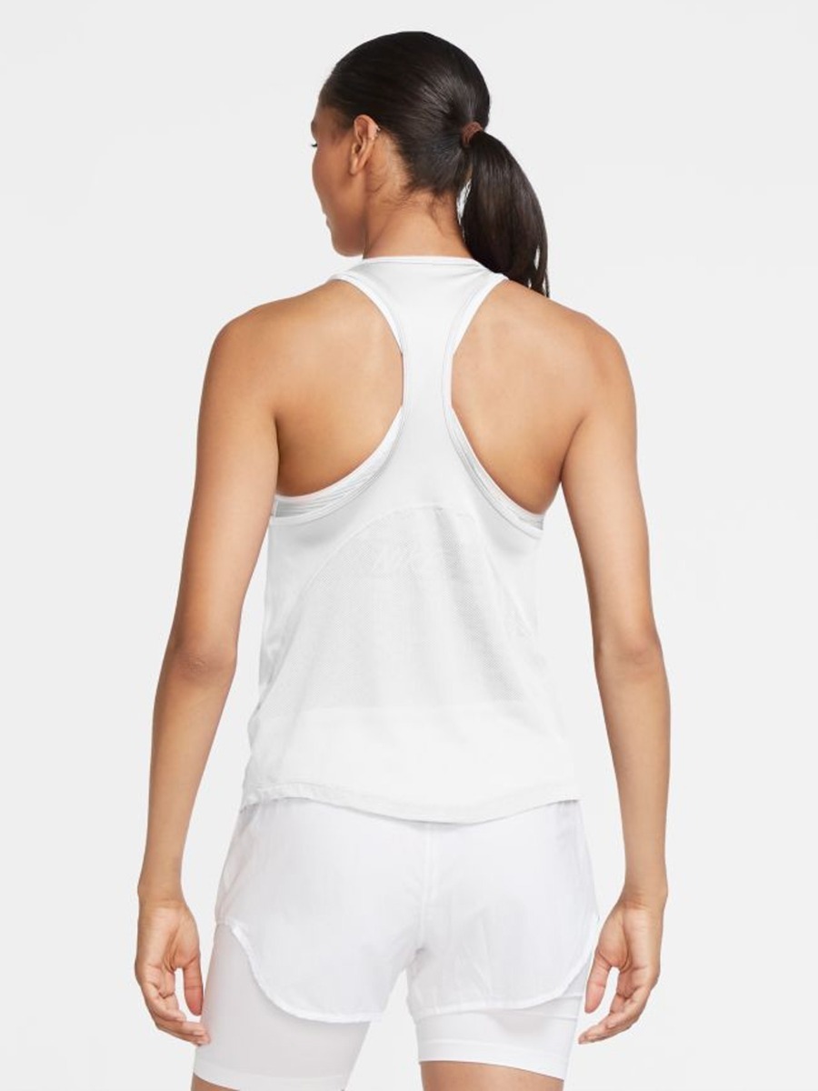 Nike Miler Tank Racer White
