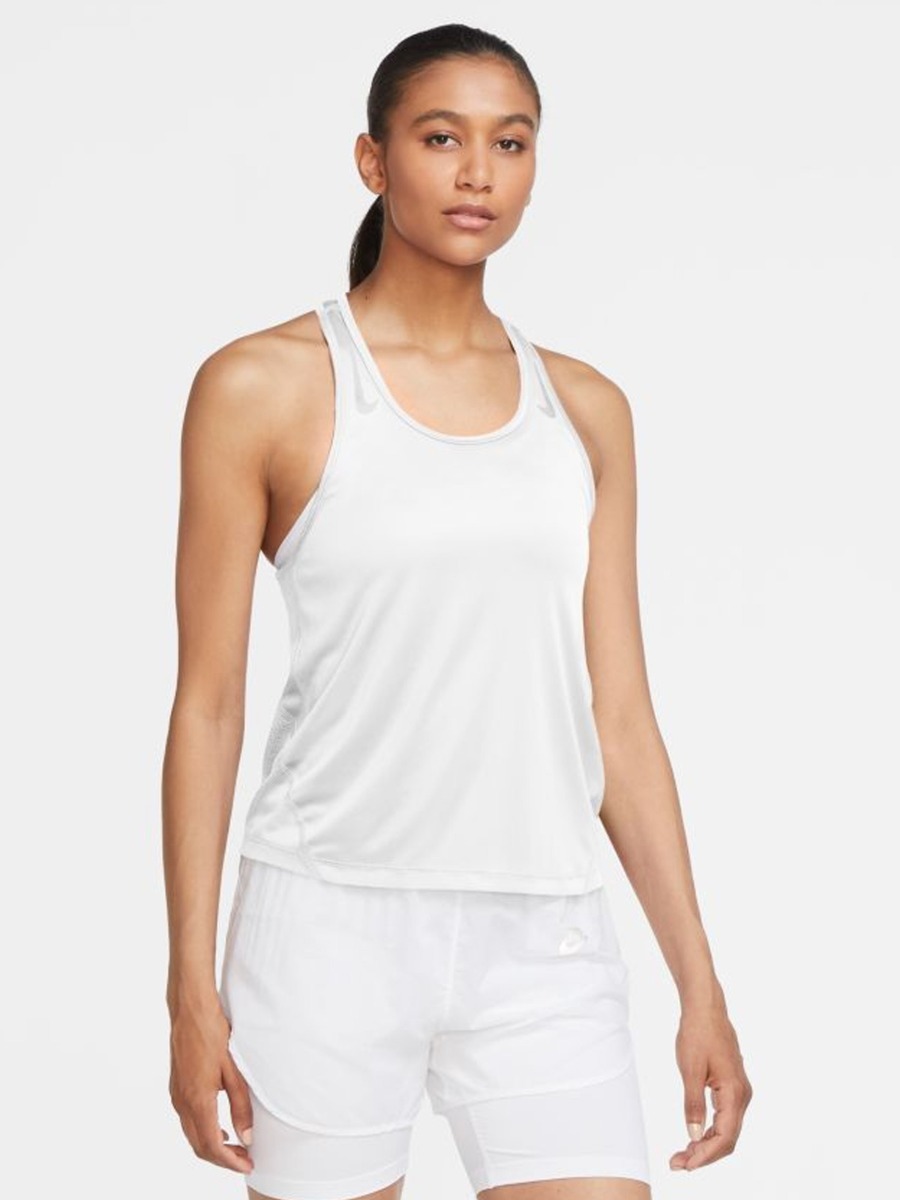 Nike Miler Tank Racer White